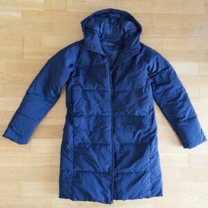Everlane Long Puffer Jacket Navy XXS